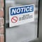 Signmission No Gum No Metal Cleats No Shelled Nuts Sign With Symbol, 7 in W x Rectangle, Vinyl Decal OS-2PACK-NS-D-57-L-14638 - alternate 5